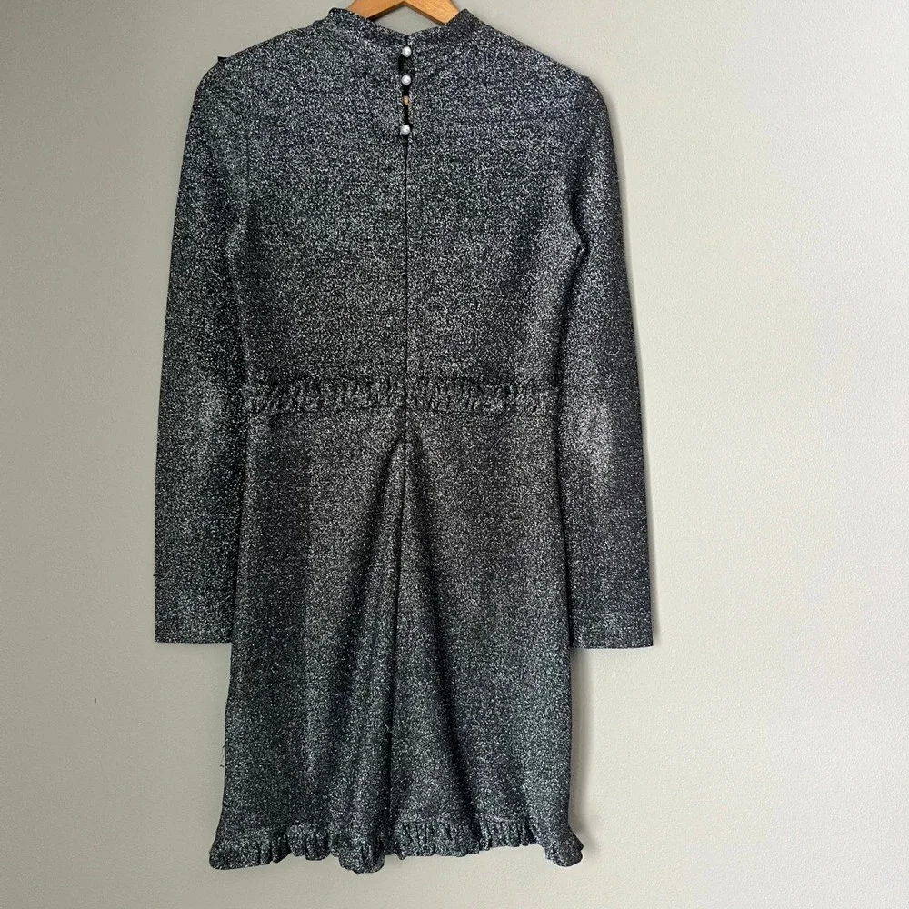 MAJE Mini Dress‎ Size Medium Formal Metallic Event Party New Years Eve - Picture 3 of 7